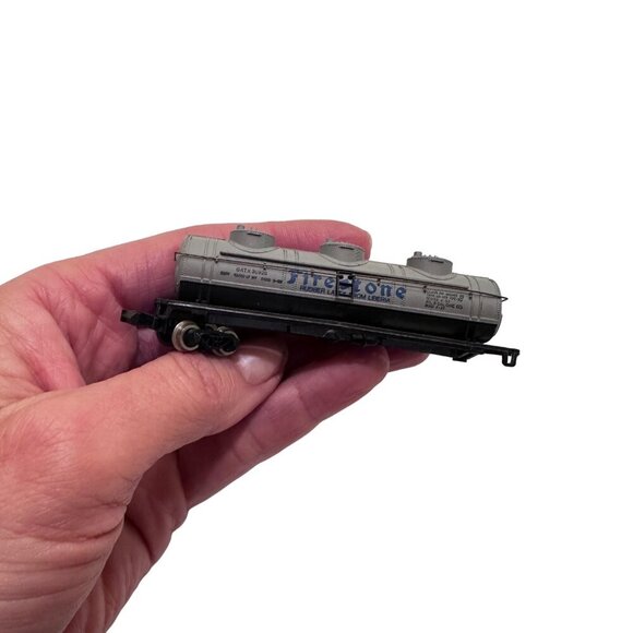 Firestone 42 Ft Three Dome Tank Car GATX30928 Bachmann N Scale Model 5428 w Box - Picture 12 of 16